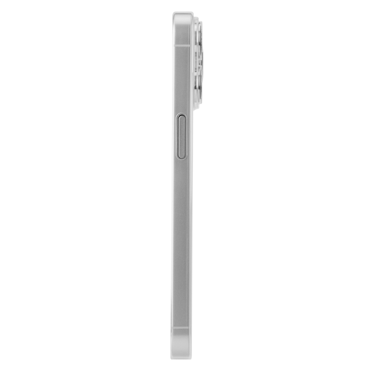 Iphone 14 Pro Max Case - Slim Steel Edge Transparent Cover